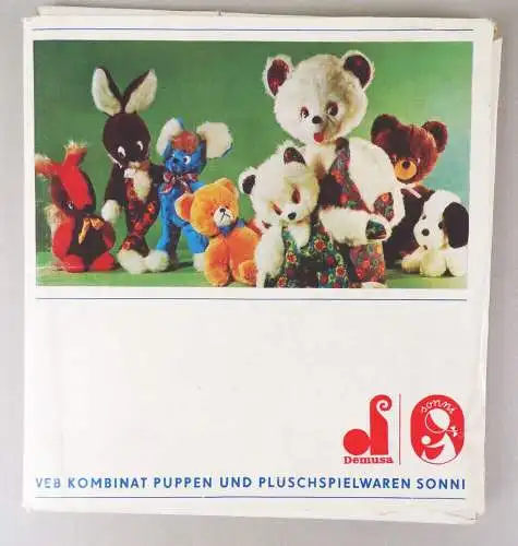 Sonni Katalog DDR Puppen Plüschspielwaren 1974