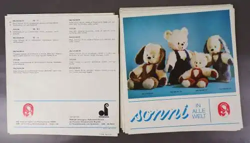 Sonni Katalog DDR Puppen Plüschspielwaren 1974