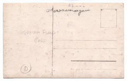 Ak Überschwemmung in Passionsdorf Oberammergau am 15.6.1910 Menschen im Boot