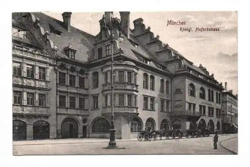 Ak München Königliches Hofbräuhaus