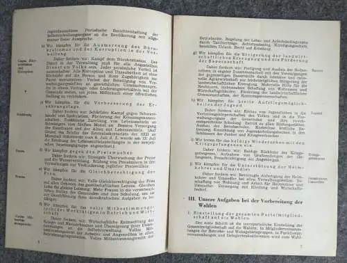 Sozialistische Bildungshefte Die Gemeindewahlen und unsere Aufgaben 1946 Heft