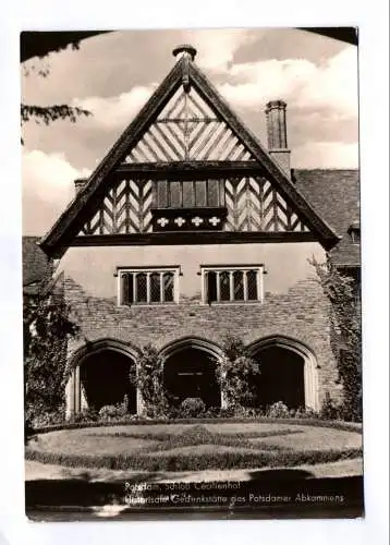 Ak Potsdam Schloß Cecilienhof Historische Gedenkstätte Potsdamer Abkommens 1971