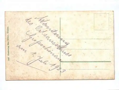 Ak Böhmische Schweiz Das Prebischtor bei Herrnskretschen 1923 Hřensko Tschechien