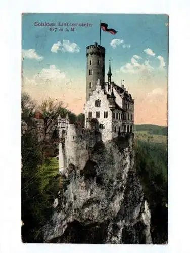 Ak Schloss Lichtenstein DR 1913