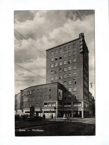 Ak Gera Hochhaus 1962