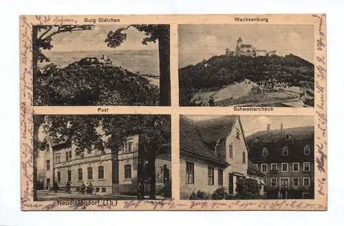 Ak Burg Gleichen Wachsenburg Post Schwesternhaus 1918