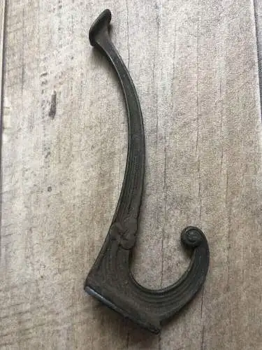 Wandhaken Deko Antik Metall Kleiderhaken alt 17,5 cm
