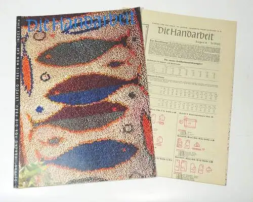 Schnittmuster Zeitschrift Die Handarbeit 3 von 1965