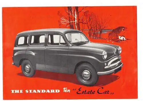 Prospekt The Standard Ten Estate Car England Standard Motor Company 