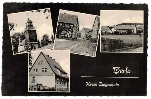 Ak Bersa Kreis Ziegenhain Mehrbild Schwalmstadt 1960er 