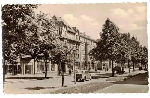 Ak Senftenberg Niederlausitz Bahnhofstraße 1959