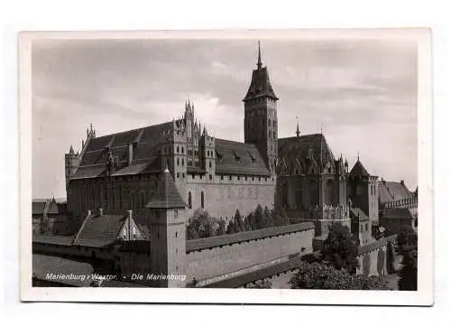 Ak Foto Marienburg Westpr. Die Marienburg