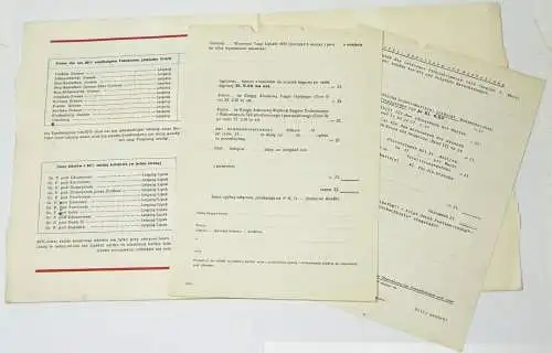 Einladung Leipziger Frührjahrs Messe 1939 deutsch / polnisch Leipzig !