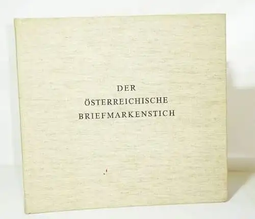 Dr. Nora Keil - Der österreichische Briefmarkenstich - Seine Geschichte von der 