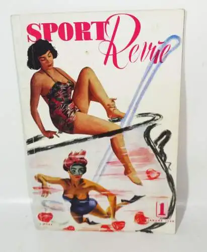 Sport Revue DDR 1 / 1958 Zeitschrift Sportverlag Berlin !