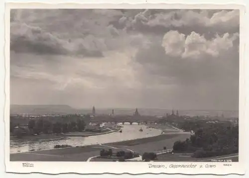 Ak Hahn 12624 Dresden Gesamtansicht von Osten 