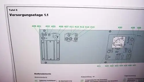 RFT Lehrtafel Dewag Dresden Versorgungsetage 1.1 Lehrmittel