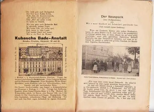 Führer durchs Elbthal von E.A.Hahn um 1910 Dresden Lössnitz !