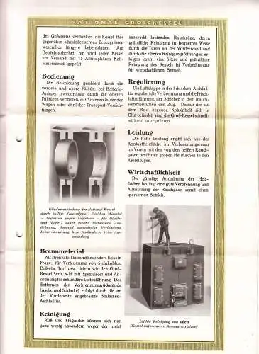 2 x Prospekt Gärtner & Co Dresden A1 National Kessel Ofen Hochleistungsofen 1928