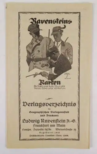 Sammlung Kartografie Bayern um 1900 bis 1930 Landkarten Verzeichnisse