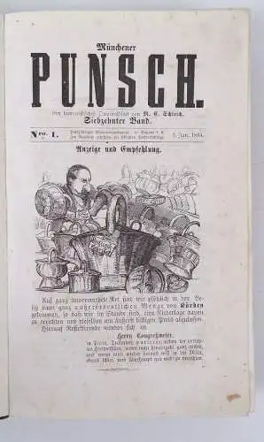 Münchener Punsch 1864 kompletter Jahrgang