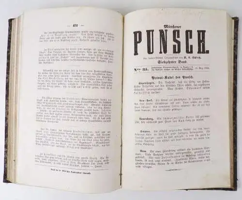 Münchener Punsch 1864 kompletter Jahrgang