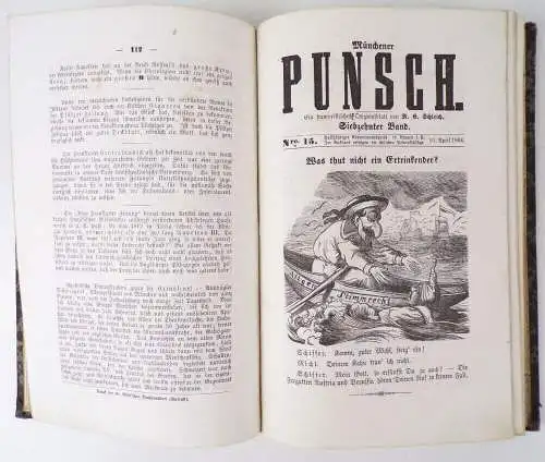 Münchener Punsch 1864 kompletter Jahrgang