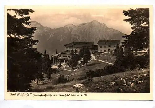 Ak Bad Reichenhall Predigtstuhlbahn Berghotel