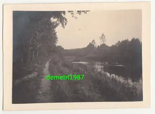 Foto Ardennenkanal bei Rethel France 1 Wk WW1 ! (F2139