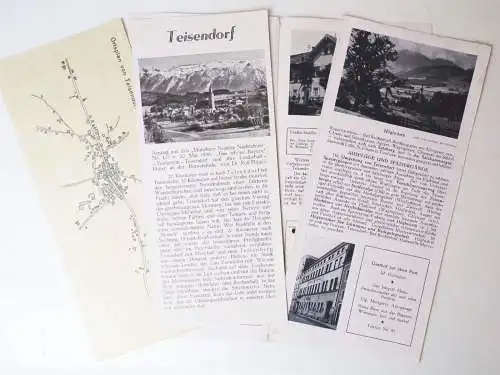 Altes Reiseprospekt Teisendorf Oberbayern 1931