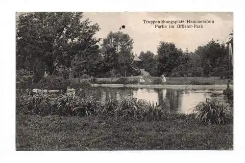 Ak Truppenübungsplatz Hammerstein Partie im Offizier Park 1923