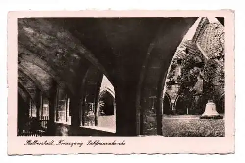 Foto Ak Halberstadt Kreuzgang Liebfrauenkirche 1937