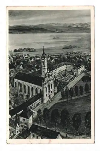 Künstler Ak Kloster St. Vinzenz Diessen am Ammersee 1936