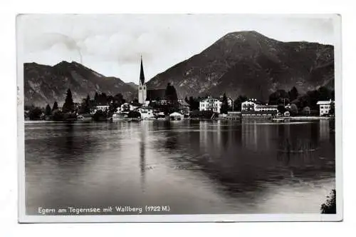 Ak Egern am Tegernsee mit Wallberg 1936