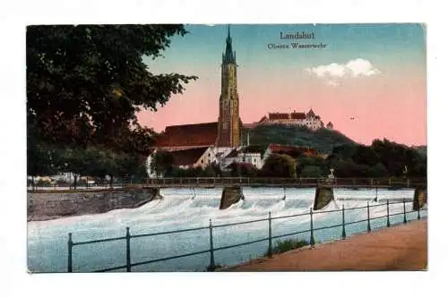 Ak Landshut Oberes Wasserwehr 1909