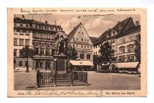 Ak Jena Die Göhre am Markt 1924 Weinhandlung