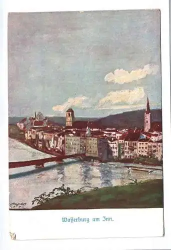 Ak Wasserburg am Inn 1918