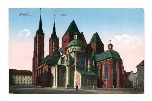 Ak Breslau Dom Kathedrale Polen Schlesien