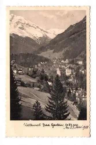 Ak Weltkurort Bad Gastein 1938 Blick auf Radbausberg