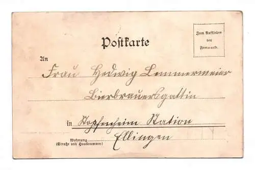 Künstler Ak Nürnberg Henkersteg 1898