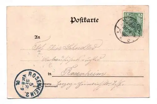 Ak Gruss aus Konstanz Conciliumssaal 1901