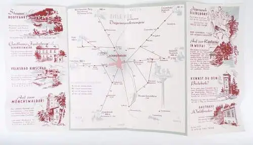 Prospekt Schirgiswalde die Perle der Oberlausitz 1954