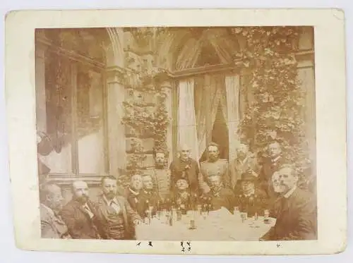 Foto Mindelheim um 1900 Personen Trinkgelage