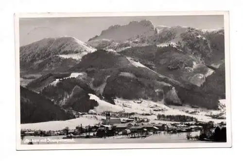 Foto Ak Aschau mit Kampenwand 1937