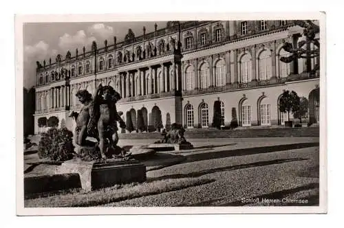 Foto Ak Schloß Herren Chiemsee 1937