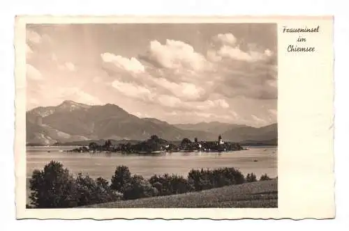 Foto Ak Fraueninsel im Chiemsee 1938