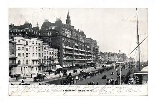 Ak Brighton Kings Road 1903 England