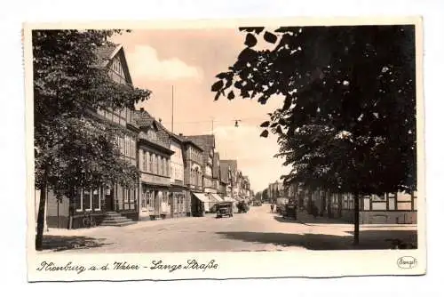 Foto Ak Nienburg an der Weser Lange Straße 1943