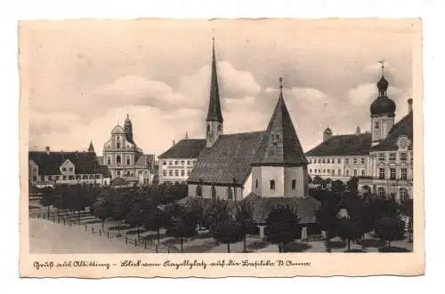 Ak Gruß aus Altötting Kirche 1937 Päpstliche Basilika St. Anna