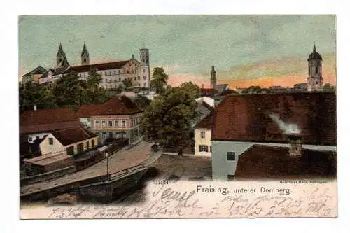 Ak Freising unterer Domberg 1904